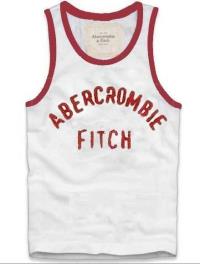 heren abercrombie and fitch tanktop wit rood Shop Groningen hktju606